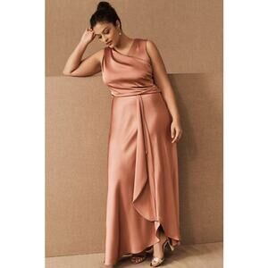 NWT BHLDN Espen Satin Maxi Dress Sedona/57902017 Size 4 bridesmaid wedding